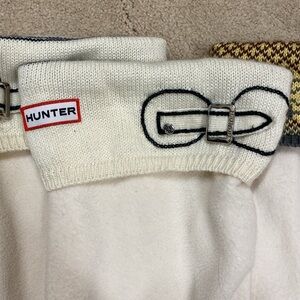 2 sets of Hunter rain boot boot socks